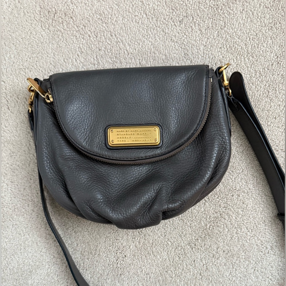 Marc by Marc Jacobs leather gray crossbody Bag